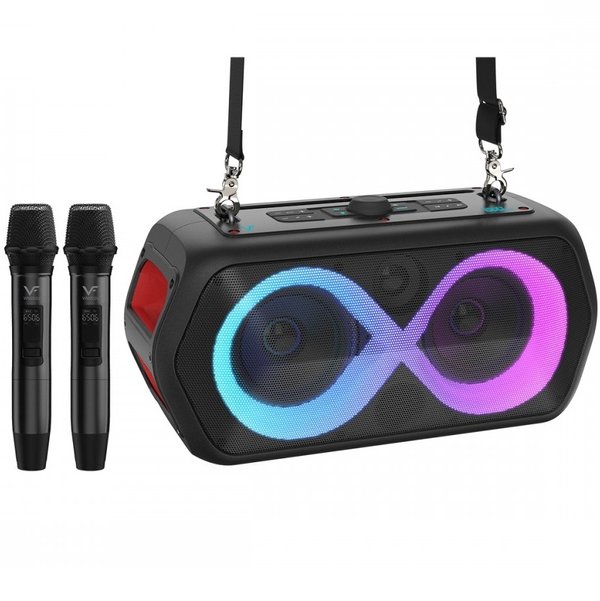 Vinnfier Tango XT6000 Wireless Bluetooth Karaoke Portable Speaker with Dual Wireless Handheld Microphones Vinnfier Tango XT6000 Wireless Bluetooth Karaoke Portable Speaker with Dual Wireless Handheld Microphones