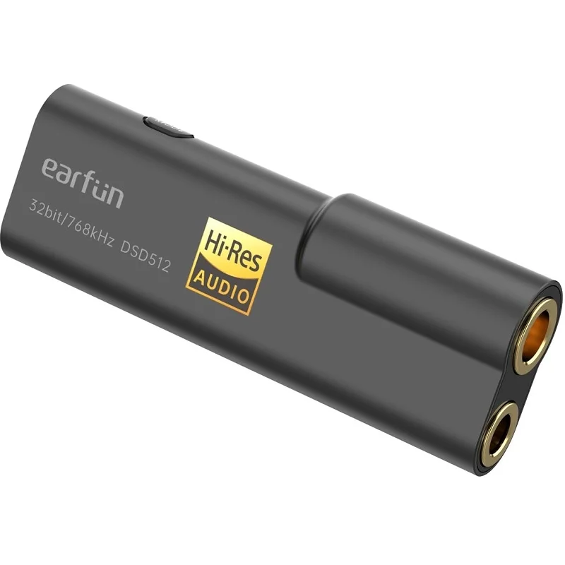 EarFun UA100 Type-C to 3.5mm/4.4mm Balanced USB DAC & Headphone Amplifier Adapter