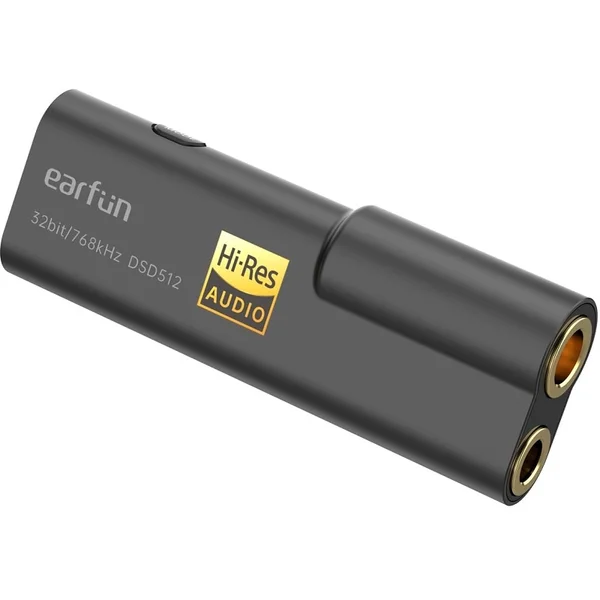 EarFun UA100 Type-C to 3.5mm/4.4mm Balanced USB DAC & Headphone Amplifier Adapter