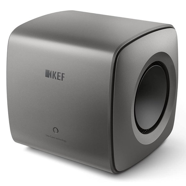KEF KC62 Dual 6.5-inch (2x6.5”) Powered Subwoofer - Titanium Grey KEF KC62 Dual 6.5-inch (2x6.5”) Powered Subwoofer - Titanium Grey