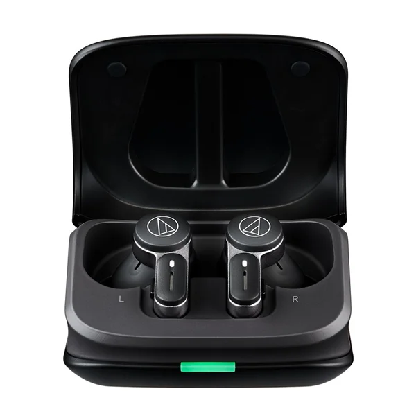 Audio-Technica ATH-TWX7 True Wireless Bluetooth Noise-Cancelling In-Ear Earphone with Mic - Ash Black