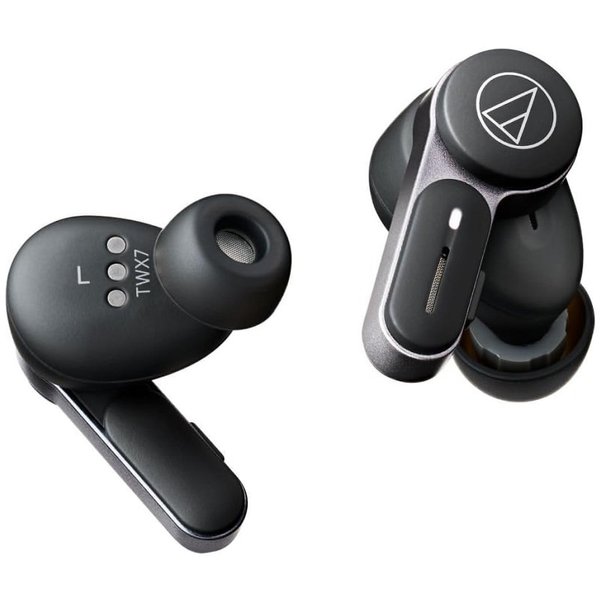 Audio-Technica ATH-TWX7 True Wireless Bluetooth Noise-Cancelling In-Ear Earphone with Mic - Ash Black Audio-Technica ATH-TWX7 True Wireless Bluetooth Noise-Cancelling In-Ear Earphone with Mic - Ash Black